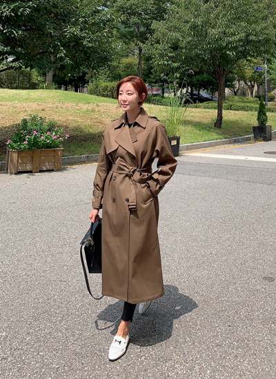 trench-coat (choco brown)