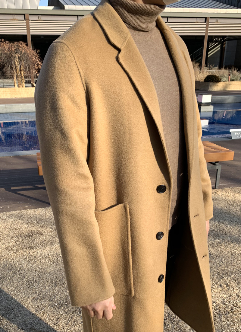 man wool coat (카멜)