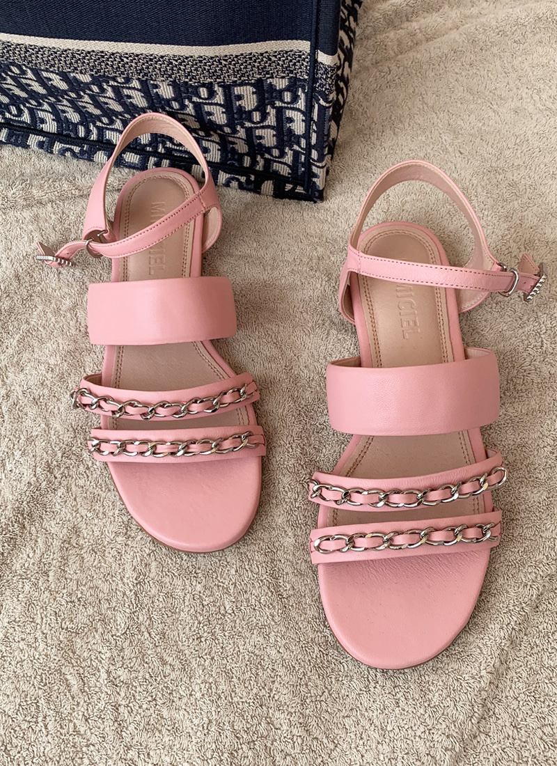 미입금분 chain sandal (핑크)